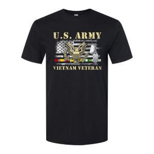 Us Army Vietnam Veteran Usa Flag Veteran Vietnam Army Softstyle CVC T-Shirt