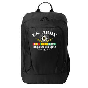 Us Army Vietnam Veteran Usa Flag Vietnam Vet Flag Women City Backpack