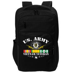 Us Army Vietnam Veteran Usa Flag Vietnam Vet Flag Women Impact Tech Backpack