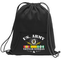 Us Army Vietnam Veteran Usa Flag Vietnam Vet Flag Women Sweatshirt Cinch Pack Bag