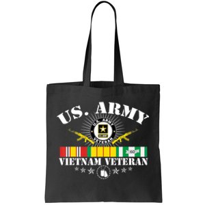 Us Army Vietnam Veteran Usa Flag Vietnam Vet Flag Women Tote Bag