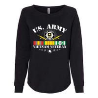 Us Army Vietnam Veteran Usa Flag Vietnam Vet Flag Women Womens California Wash Sweatshirt