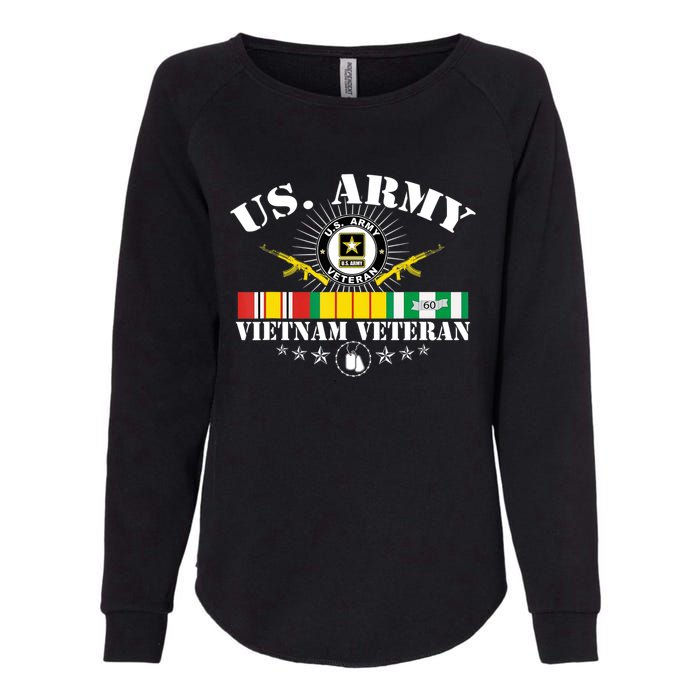 Us Army Vietnam Veteran Usa Flag Vietnam Vet Flag Women Womens California Wash Sweatshirt