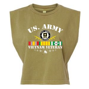 Us Army Vietnam Veteran Usa Flag Vietnam Vet Flag Women Garment-Dyed Women's Muscle Tee