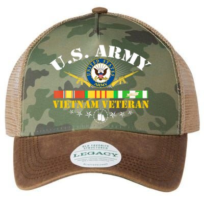 Us Army Vietnam Veteran Veteran Vietnam Army Legacy Tie Dye Trucker Hat