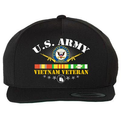 Us Army Vietnam Veteran Veteran Vietnam Army Wool Snapback Cap