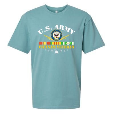 Us Army Vietnam Veteran Veteran Vietnam Army Sueded Cloud Jersey T-Shirt