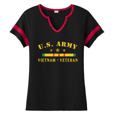 Us Army Vietnam Veteran Ladies Halftime Notch Neck Tee