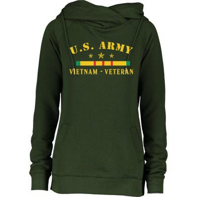 Us Army Vietnam Veteran Womens Funnel Neck Pullover Hood