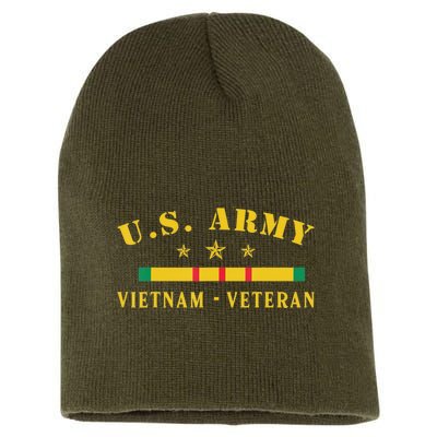 Us Army Vietnam Veteran Short Acrylic Beanie