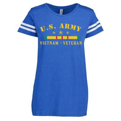 Us Army Vietnam Veteran Enza Ladies Jersey Football T-Shirt