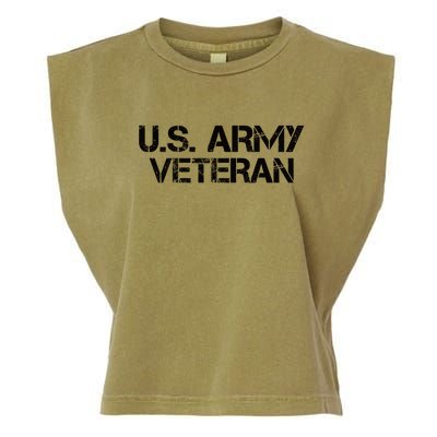 U.S. Army Veteran Army Veterans Gifts Garment-Dyed Women's Muscle Tee