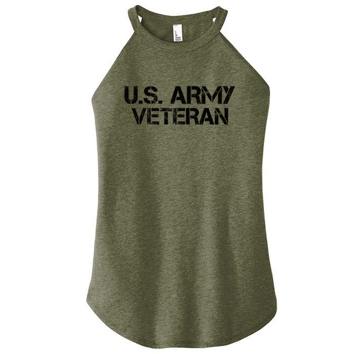 U.S. Army Veteran Army Veterans Gifts Women's Perfect Tri Rocker Tank