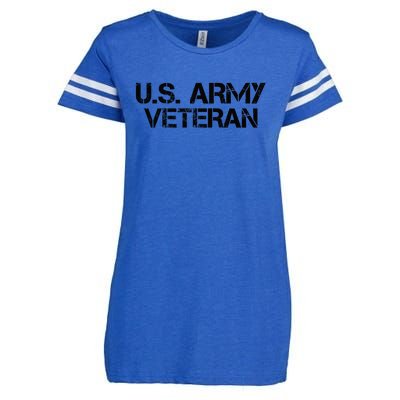 U.S. Army Veteran Army Veterans Gifts Enza Ladies Jersey Football T-Shirt