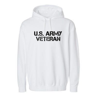 U.S. Army Veteran Army Veterans Gifts Garment-Dyed Fleece Hoodie