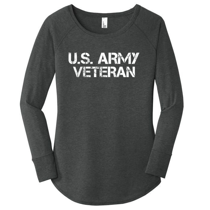 U.S. Army Veteran Army Veterans Gifts Women's Perfect Tri Tunic Long Sleeve Shirt