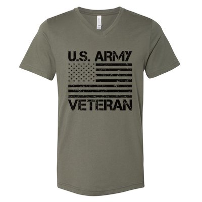 U.S. Army Veteran Flag Army Veterans Gifts V-Neck T-Shirt