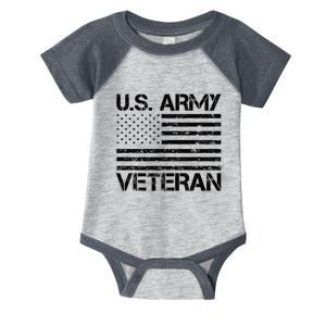 U.S. Army Veteran Flag Army Veterans Gifts Infant Baby Jersey Bodysuit