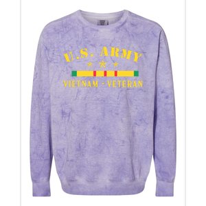 US Army Vietnam Veteran Colorblast Crewneck Sweatshirt