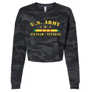 US Army Vietnam Veteran Cropped Pullover Crew