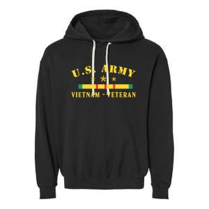 US Army Vietnam Veteran Garment-Dyed Fleece Hoodie