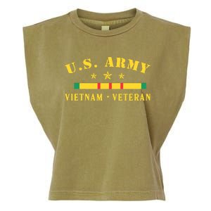 US Army Vietnam Veteran Garment-Dyed Women's Muscle Tee