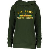 US Army Vietnam Veteran Womens Funnel Neck Pullover Hood