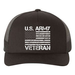 U.S. Army Veteran Flag Army Veterans Gifts Yupoong Adult 5-Panel Trucker Hat