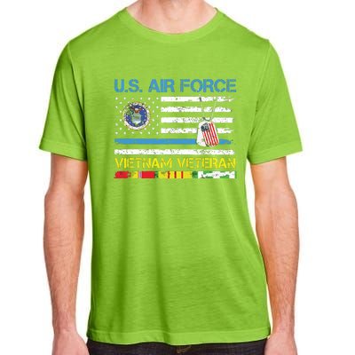 Us Airvietnam Veteran Usaf Veteran Flag Vintage Adult ChromaSoft Performance T-Shirt