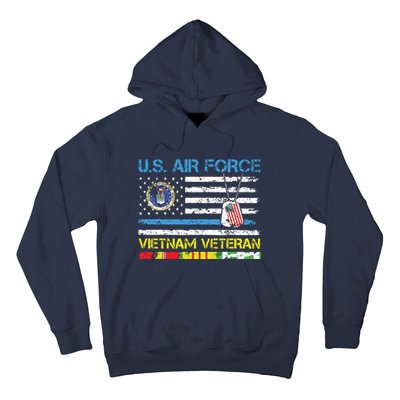 Us Airvietnam Veteran Usaf Veteran Flag Vintage Hoodie