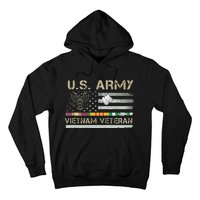 U.S A.R.M.Y Vietnam Veteran Usa Flag Hoodie