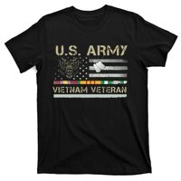 U.S A.R.M.Y Vietnam Veteran Usa Flag T-Shirt