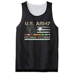 U.S A.R.M.Y Vietnam Veteran Usa Flag Mesh Reversible Basketball Jersey Tank