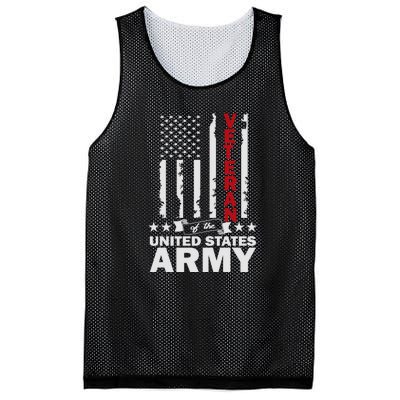 US Army Veteran Gift Mesh Reversible Basketball Jersey Tank