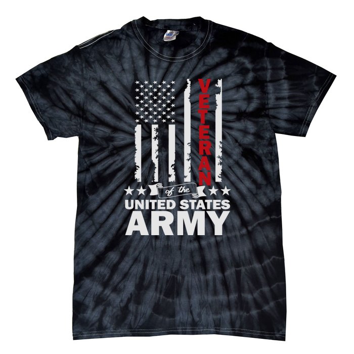 US Army Veteran Gift Tie-Dye T-Shirt