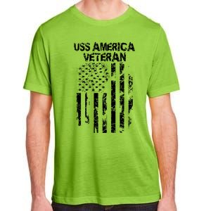 Uss America Veteran Funny Gift Adult ChromaSoft Performance T-Shirt