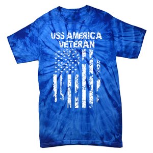 Uss America Veteran Funny Gift Tie-Dye T-Shirt