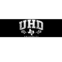 Uhd Arch Vintage College University Athletic Sports Bumper Sticker