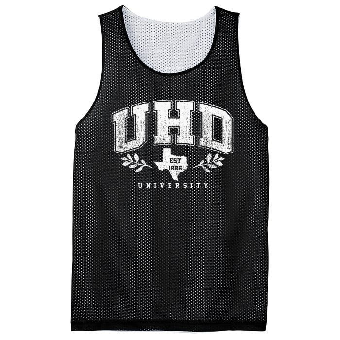 Uhd Arch Vintage College University Athletic Sports Mesh Reversible Basketball Jersey Tank