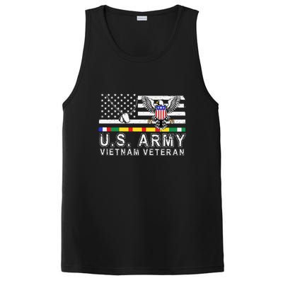 Us Army Vietnam Veteran Usa Flag Patriotic DD214 PosiCharge Competitor Tank