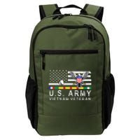 Us Army Vietnam Veteran Usa Flag Patriotic DD214 Daily Commute Backpack