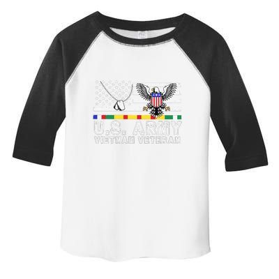 Us Army Vietnam Veteran Usa Flag Patriotic DD214 Toddler Fine Jersey T-Shirt