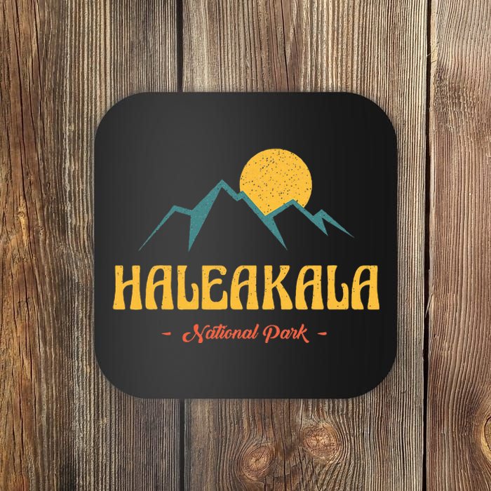 Us Adventure Vintage Haleakala National Park Souvenirs Coaster