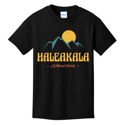 Us Adventure Vintage Haleakala National Park Souvenirs Kids T-Shirt