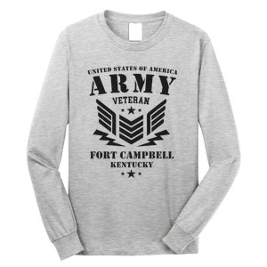 US Army Veteran Fort Campbell Kentucky Long Sleeve Shirt