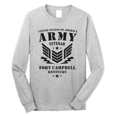 US Army Veteran Fort Campbell Kentucky Long Sleeve Shirt