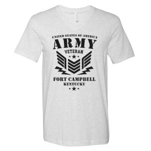 US Army Veteran Fort Campbell Kentucky V-Neck T-Shirt