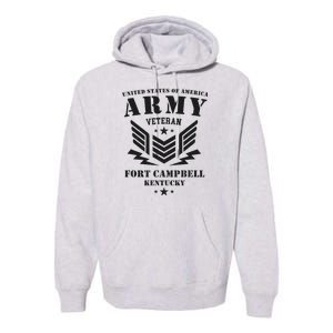 US Army Veteran Fort Campbell Kentucky Premium Hoodie