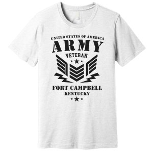 US Army Veteran Fort Campbell Kentucky Premium T-Shirt