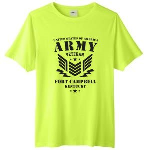 US Army Veteran Fort Campbell Kentucky Tall Fusion ChromaSoft Performance T-Shirt